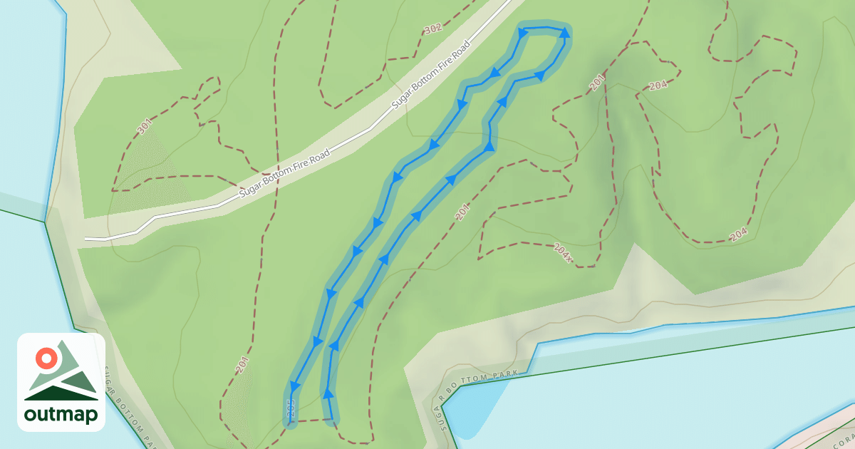 Map of 205
