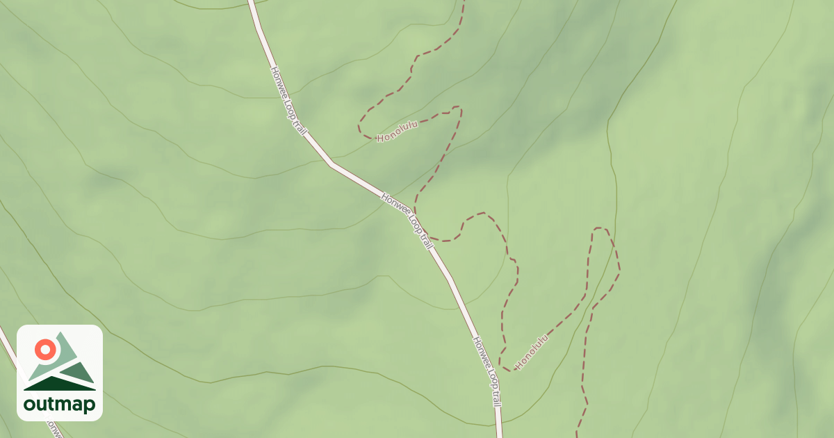 Map of Honwee Loop Trail