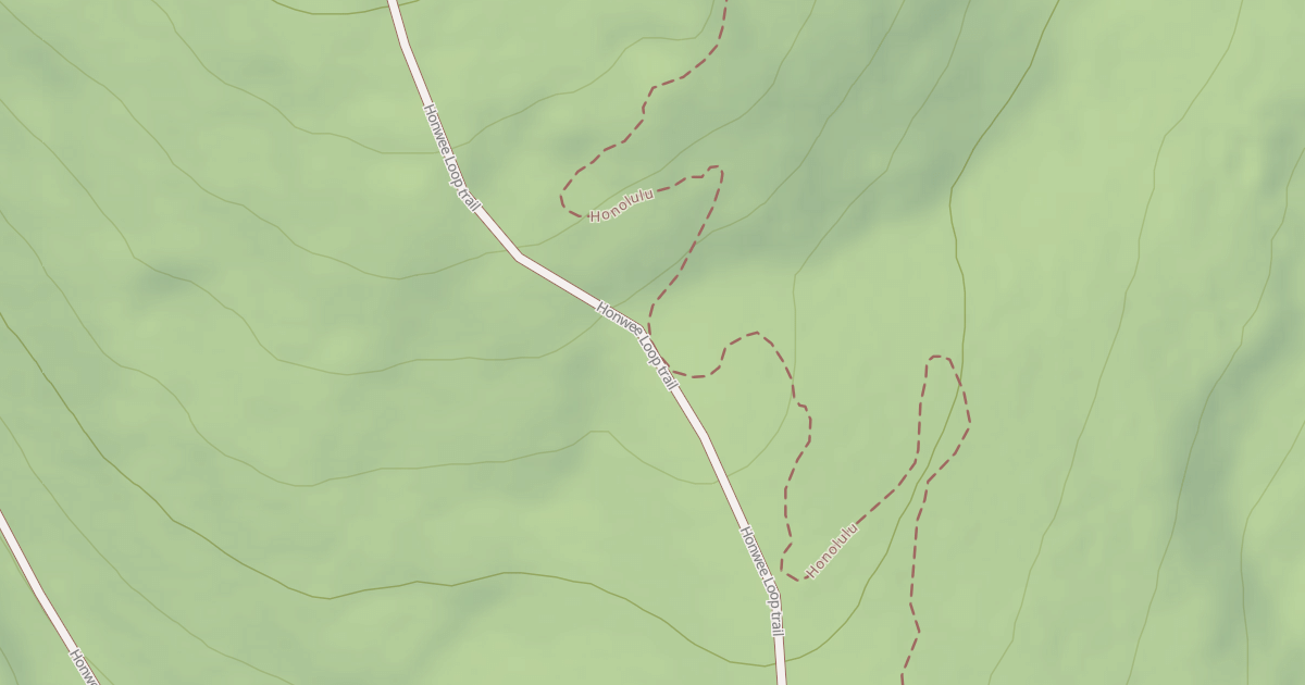 Map preview of Honwee Loop Trail