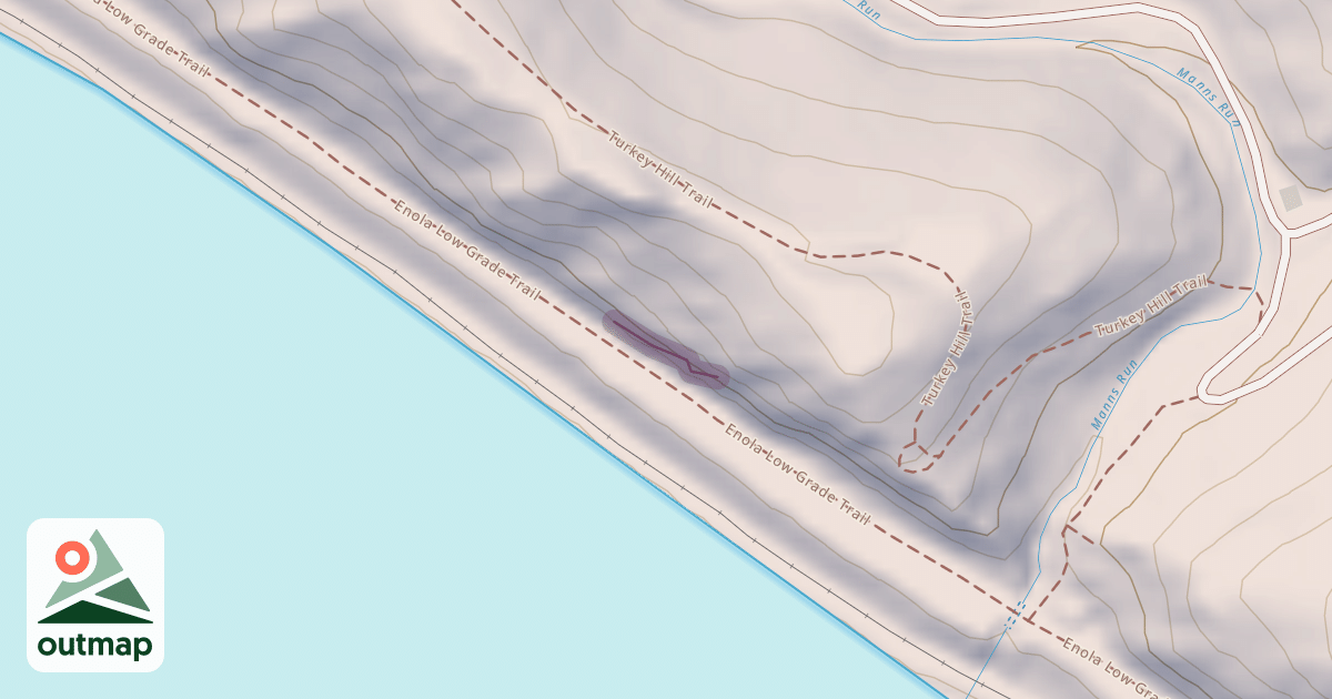 Map of Trailside Wall