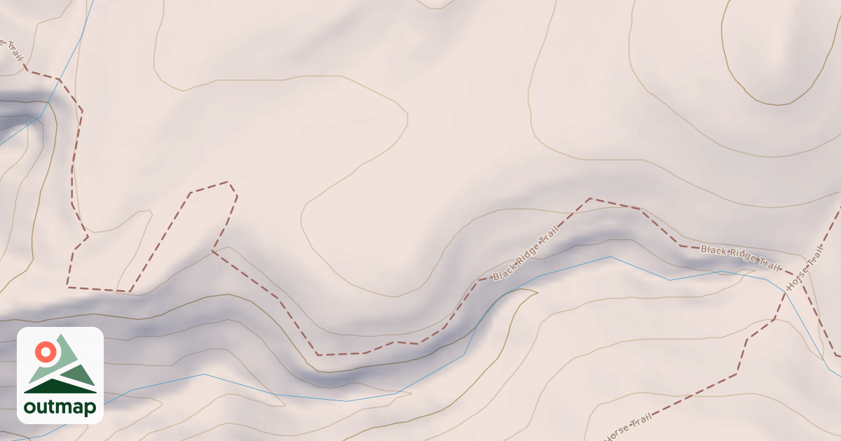 Map of Black Ridge Trail