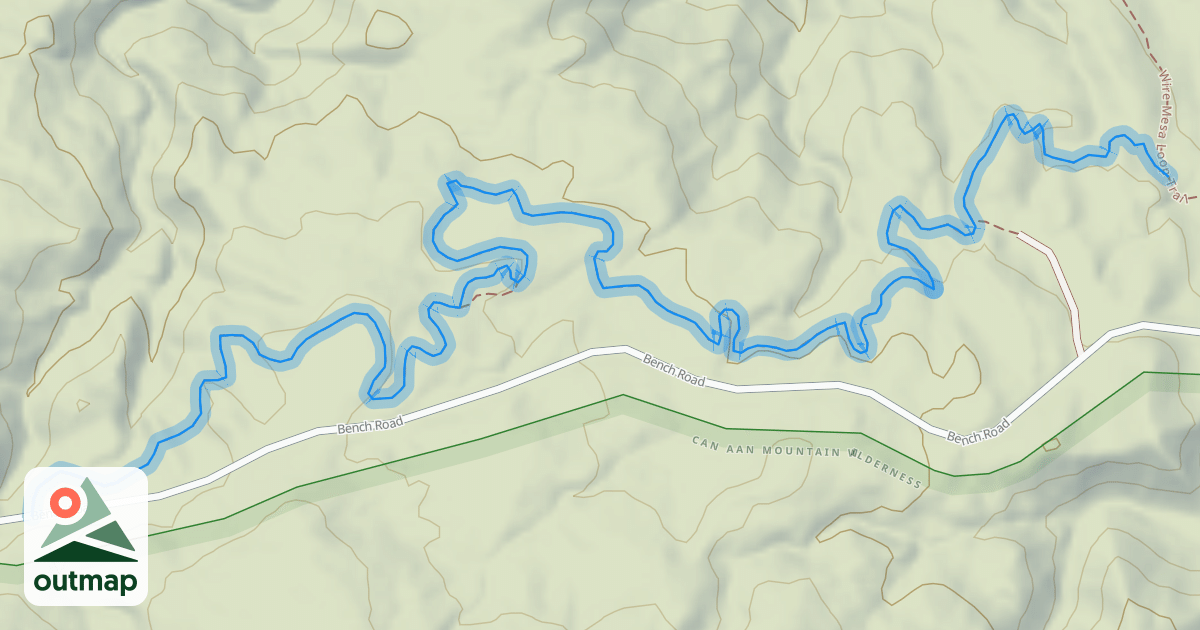 Map of Undisclosed Trail