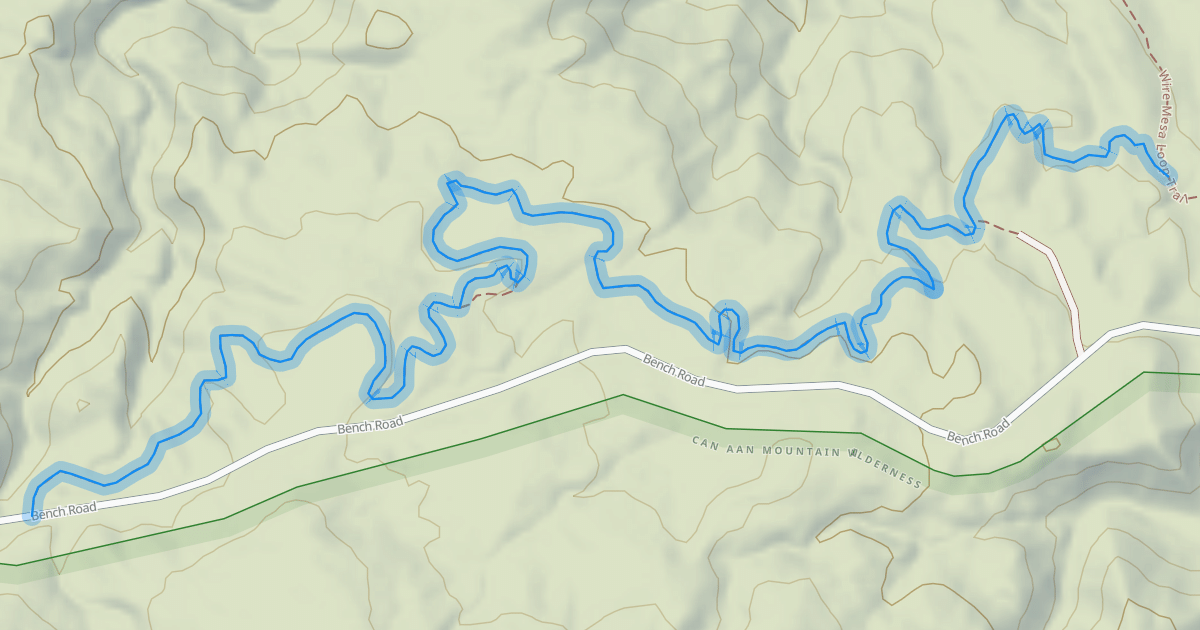 Map preview of Undisclosed Trail