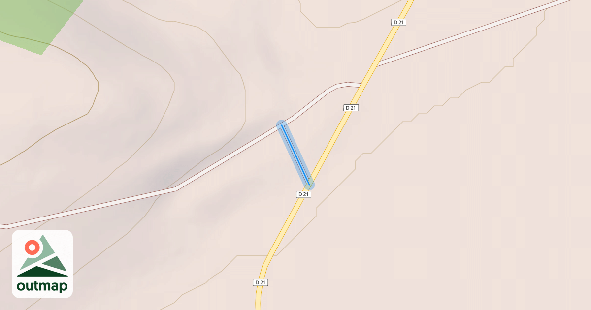 Map of Chemin de Vouziers à Somme