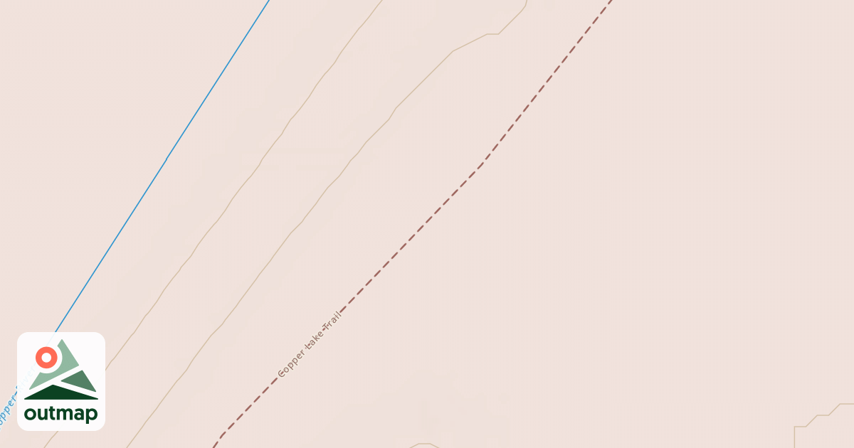 Map of Copper Lake Trail