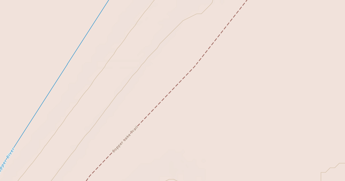 Map preview of Copper Lake Trail