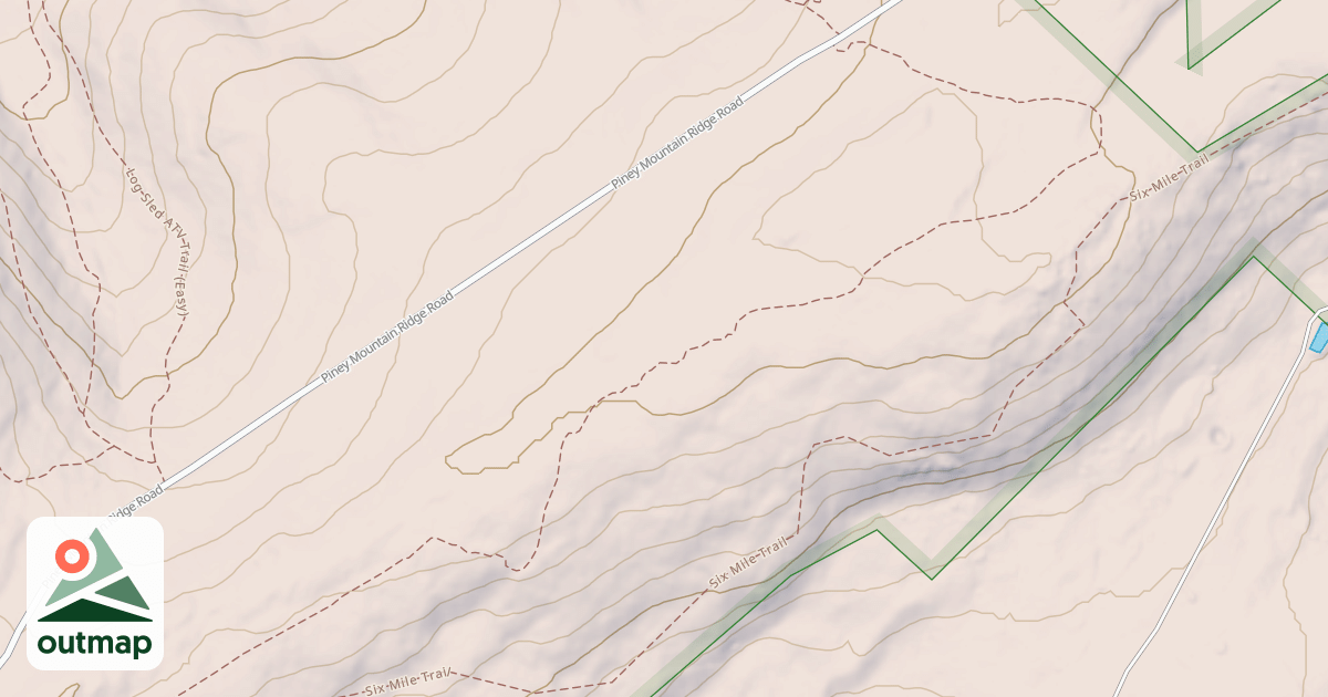 Map of Michaux State Forest - ATV Trail System
