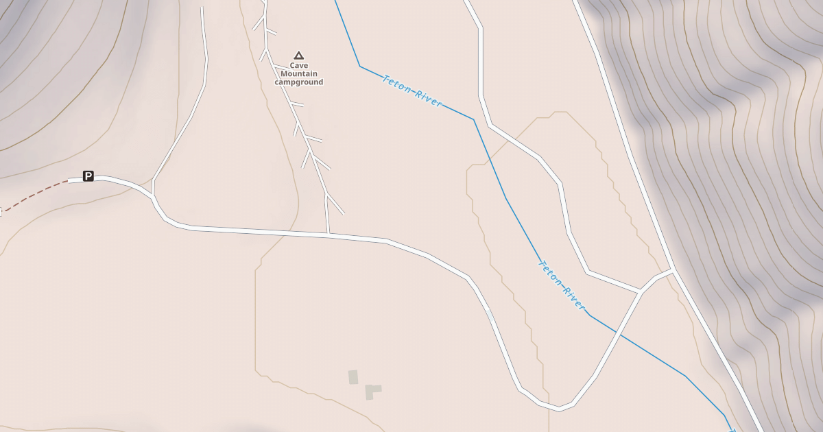 Map preview of MIDDLE FORK TETON RIVER