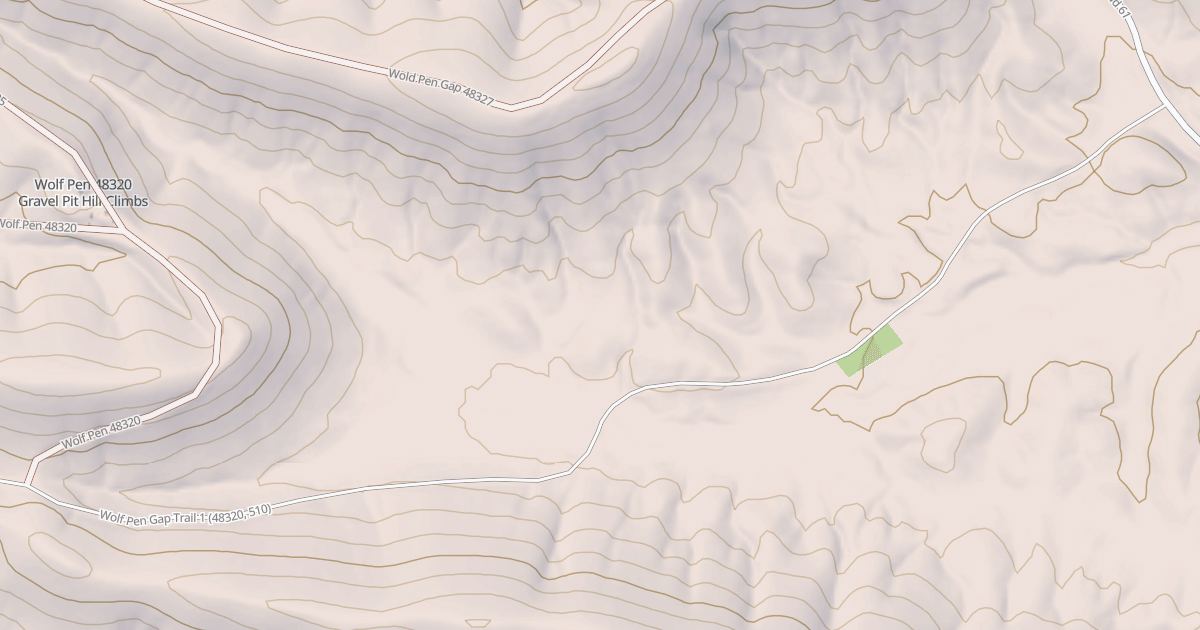 Map preview of USFS Motor Vehicle Use Map Roads {62B70386-0BEC-4D96-9741-7F4B426C75B2}