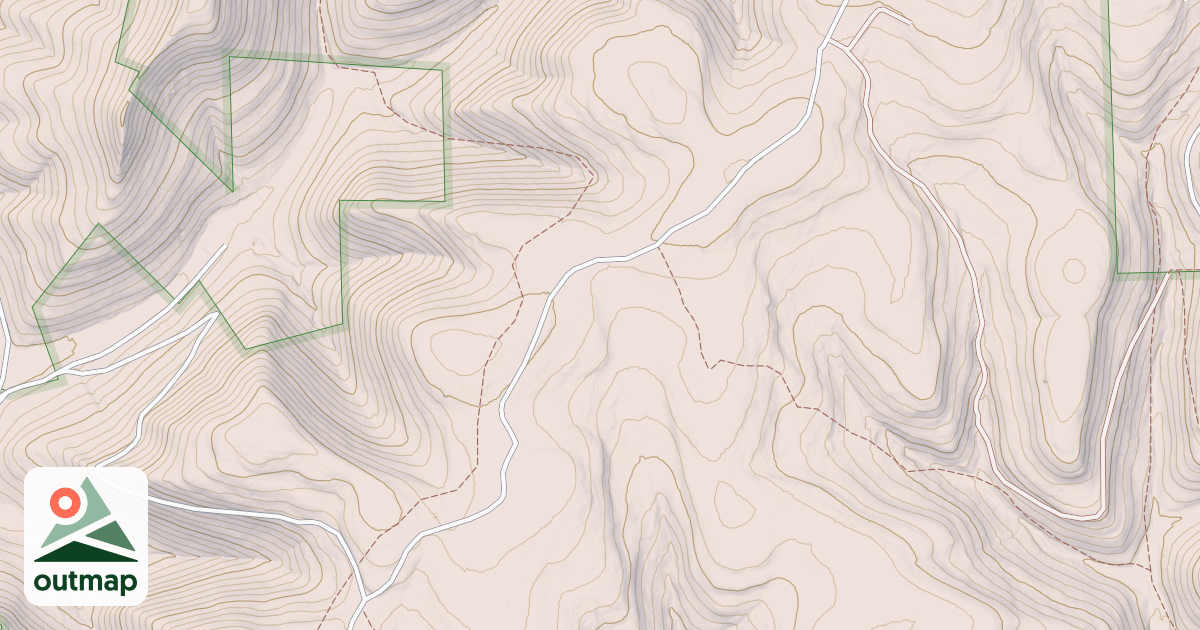 Map of Susquehannock State Forest Snowmobile Trails
