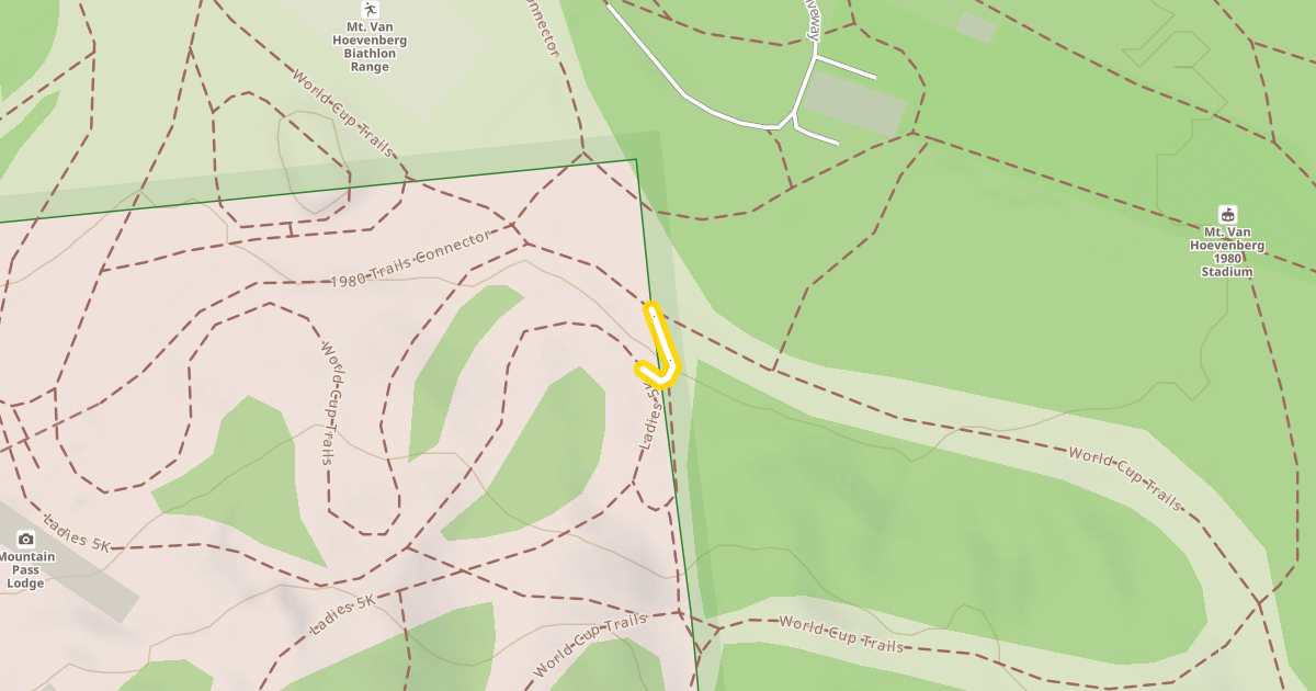 Map preview of World Cup Trails