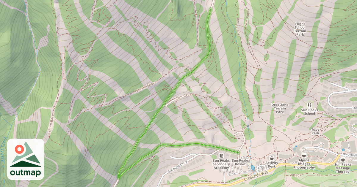 Map of 5 Mile Road