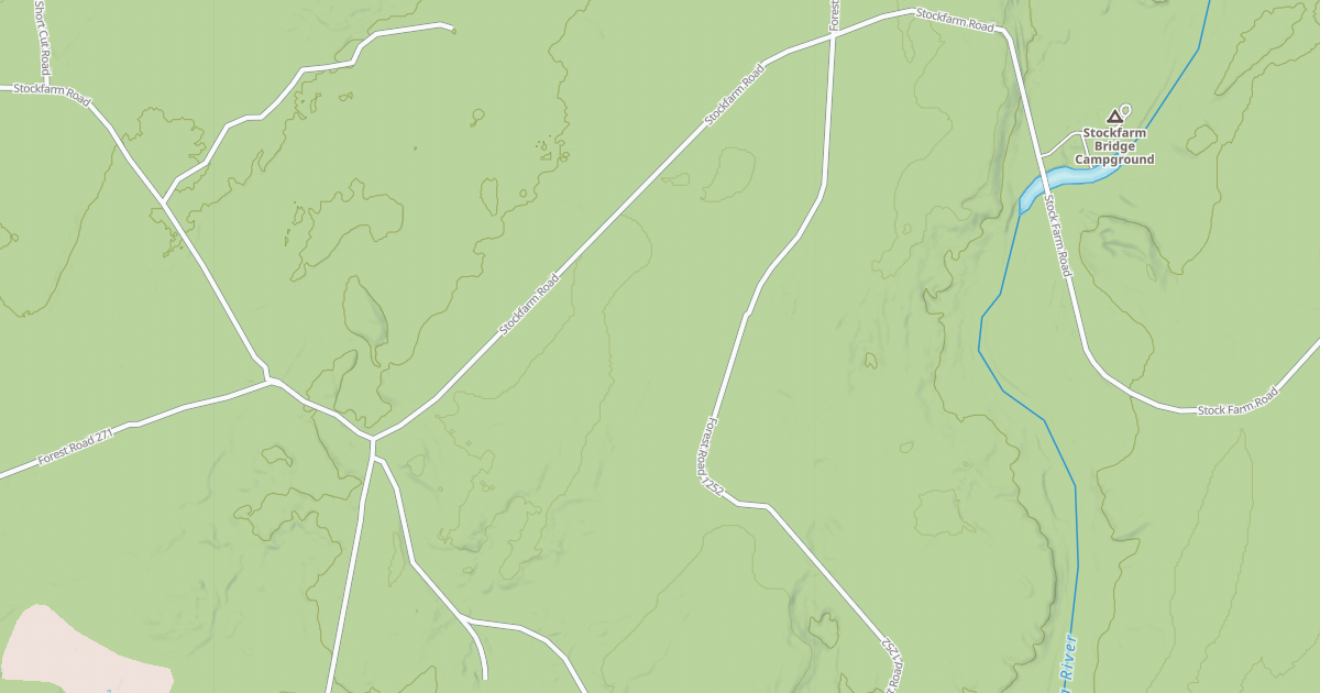 Map preview of USFS Motor Vehicle Use Map Trails 12952