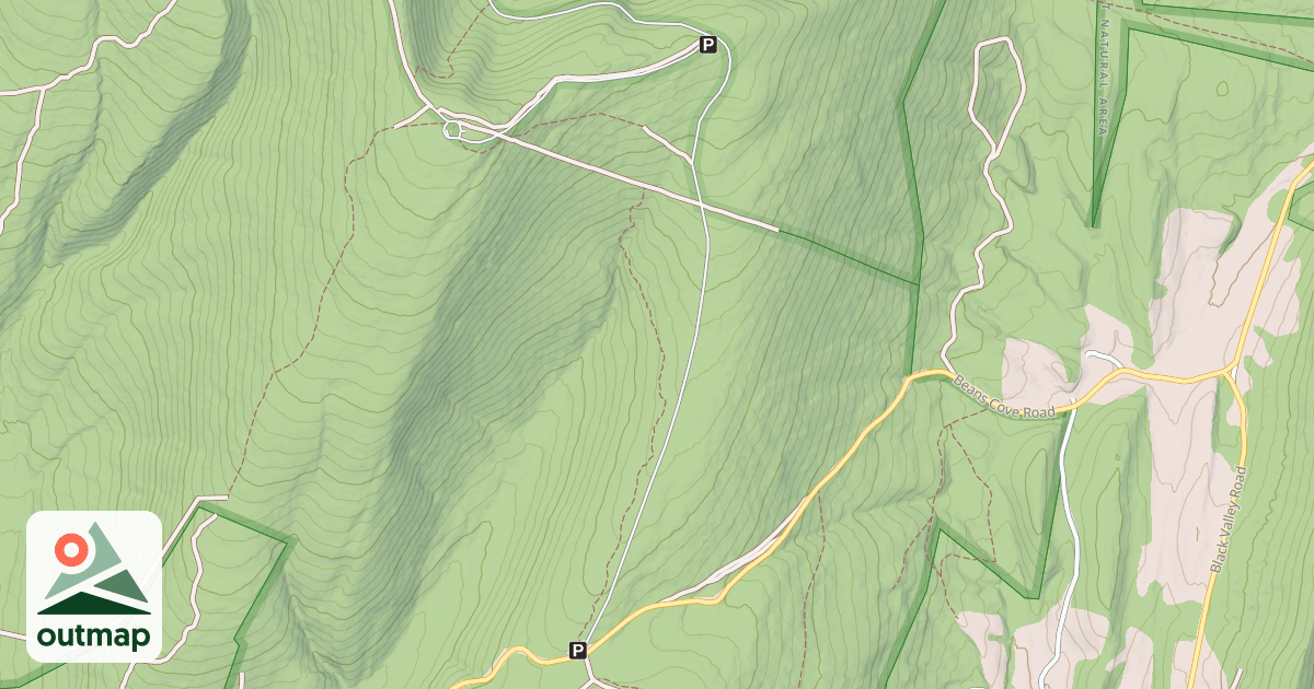 Map of Martin Hill Snowmobile Trails