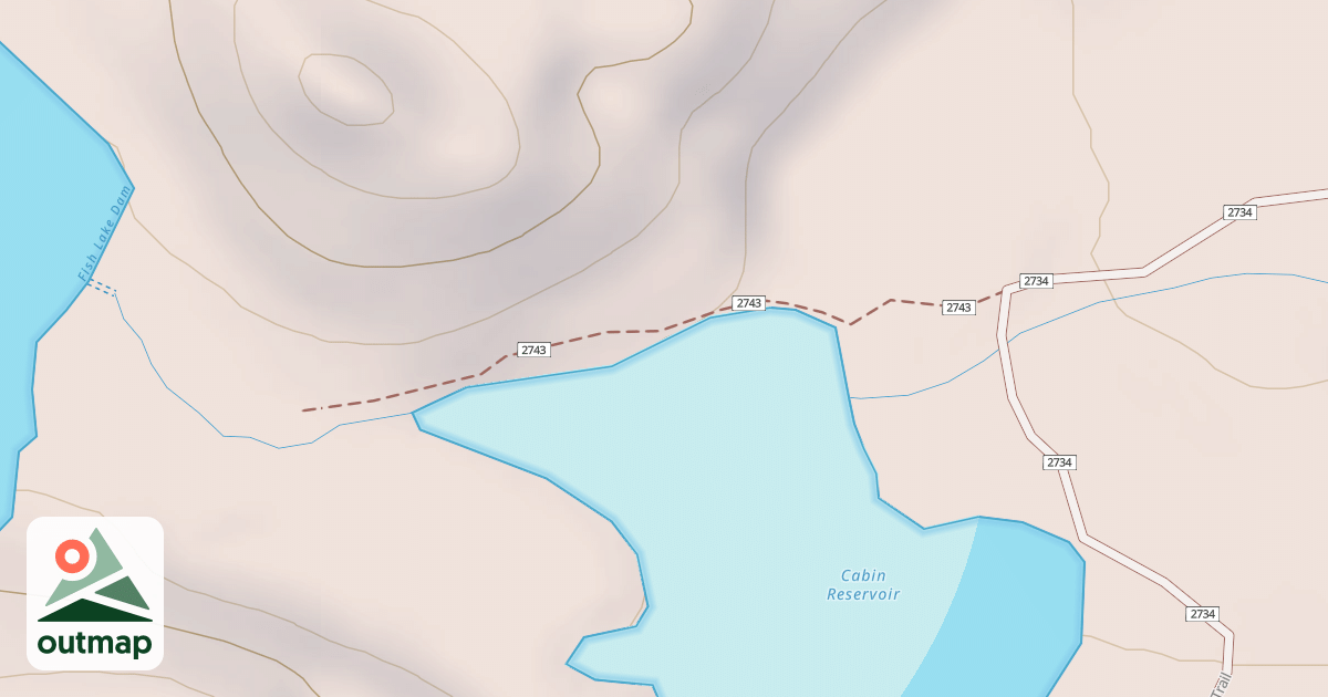 Map of USFS Motor Vehicle Use Map Trails 4029