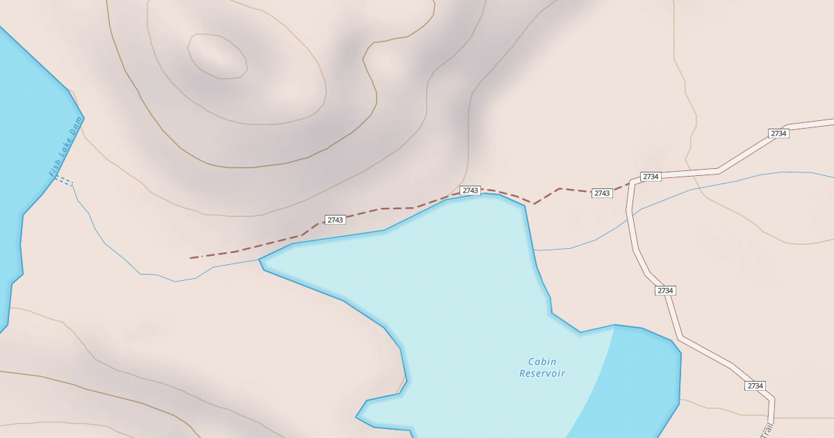 Map preview of USFS Motor Vehicle Use Map Trails 4029