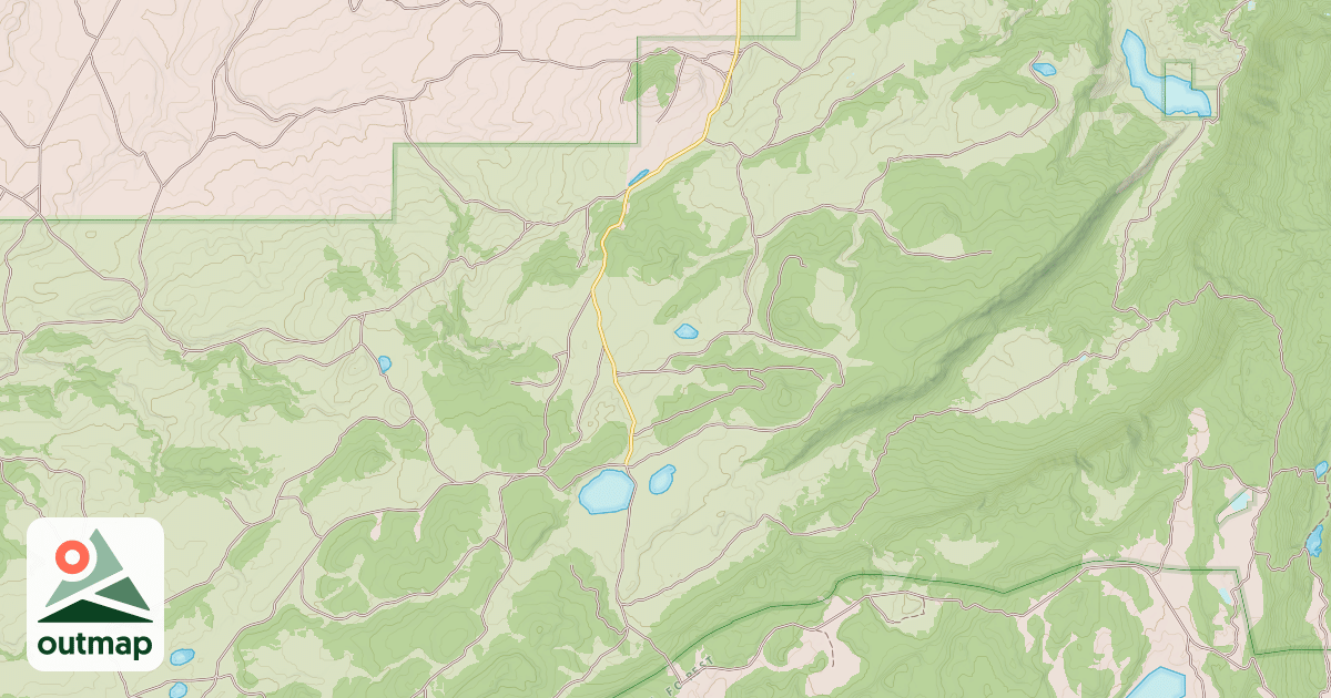 Map of AQUARIUS-TEASDALE