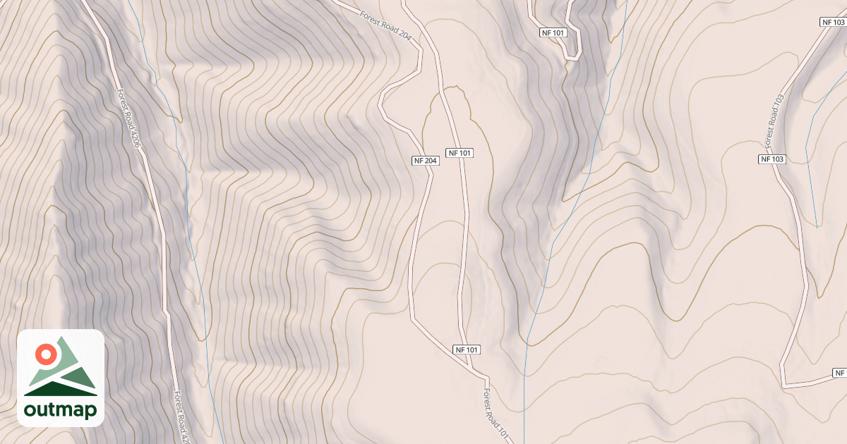 Map of USFS National Forest System Roads {605EB573-2FC6-40F5-A828-8F7507678D9B}