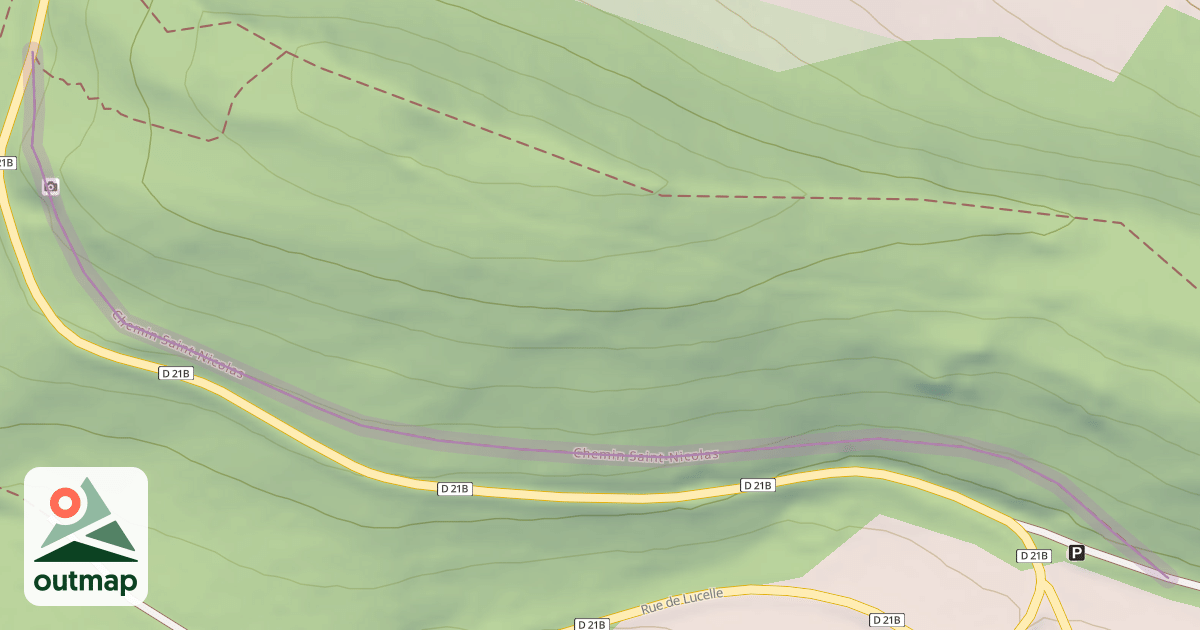Map of Chemin Saint-Nicolas