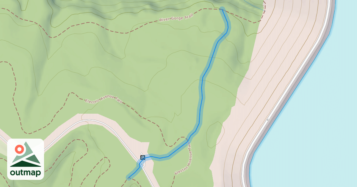 Map of River Gorge
