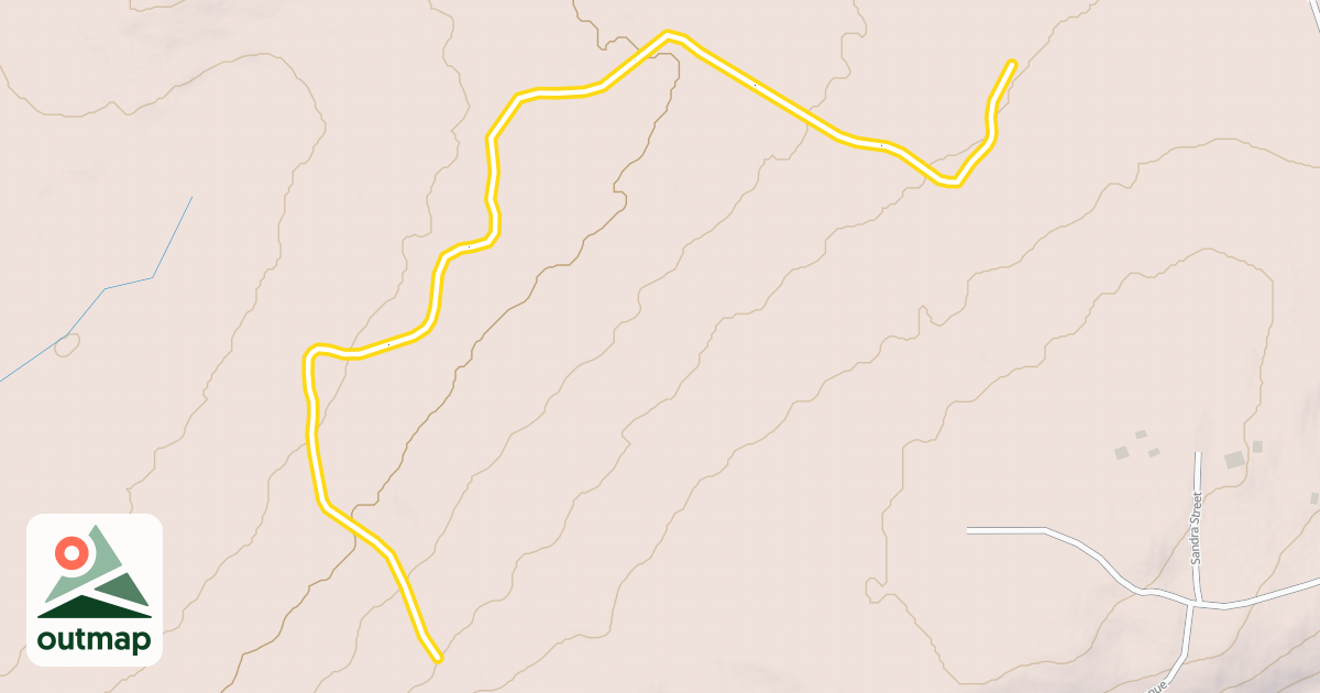 Map of Overlook 5k Loop