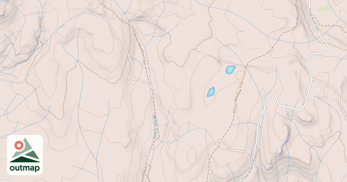 Map of CLOVER MDW CUTOFF