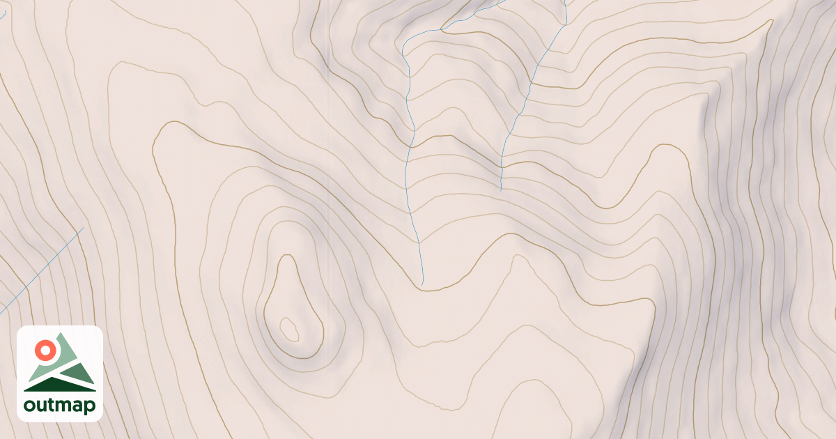 Map of COYOTE FLAT SPUR