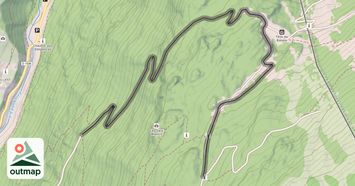 Map of La Louve