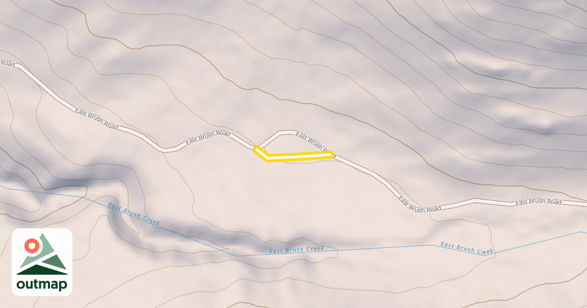 Map of Brush Creek Ski