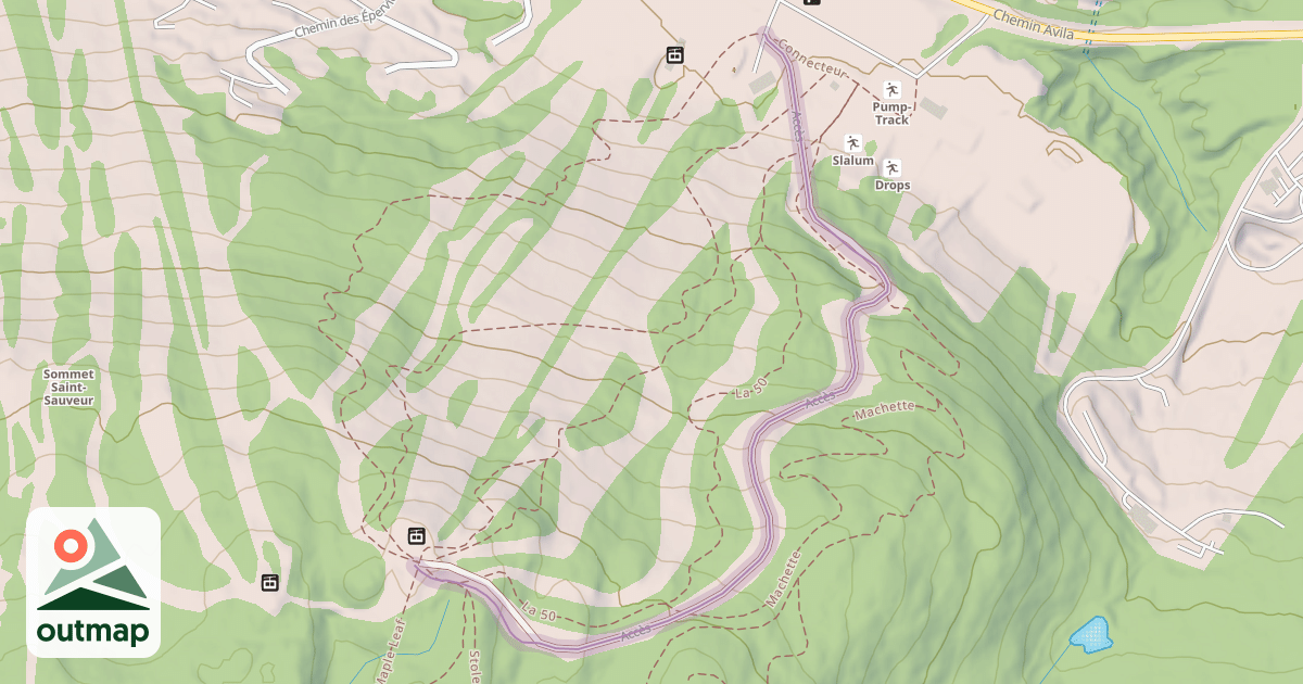 Map of Accès