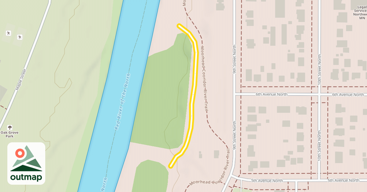 Map of Homestead Ski Trail