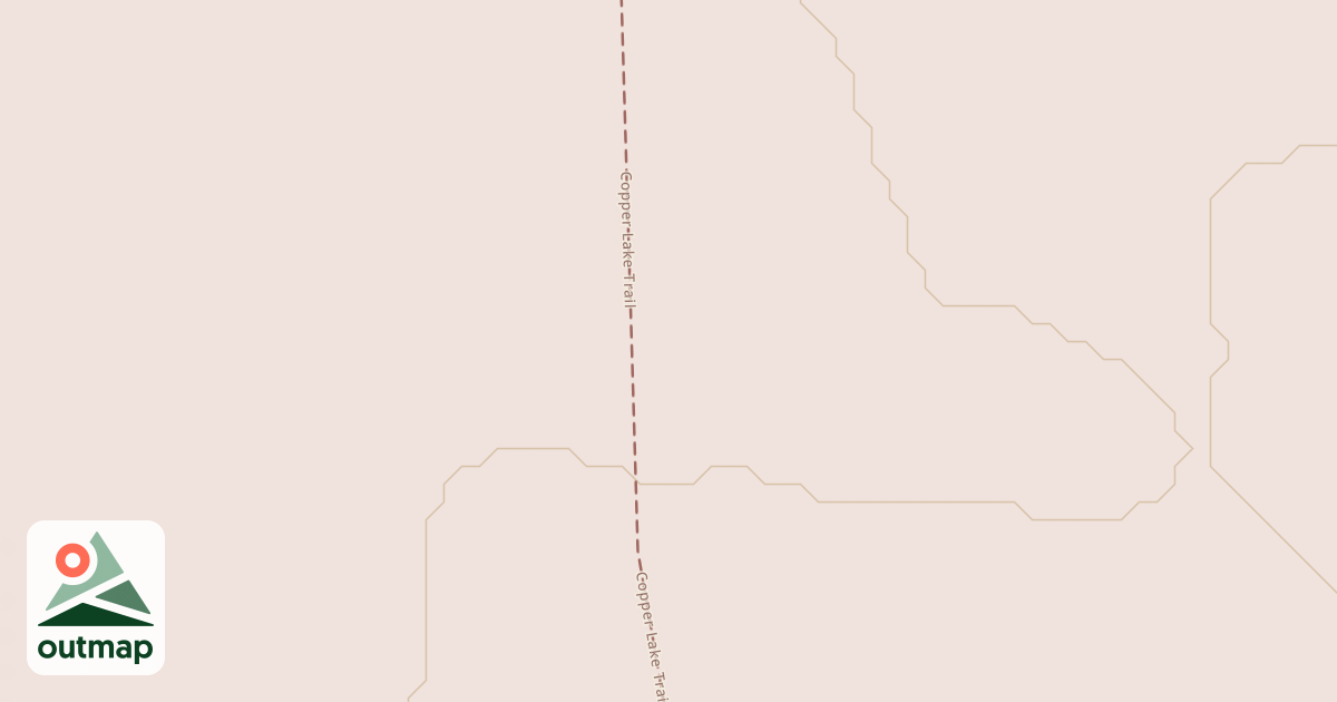 Map of Copper Lake Trail