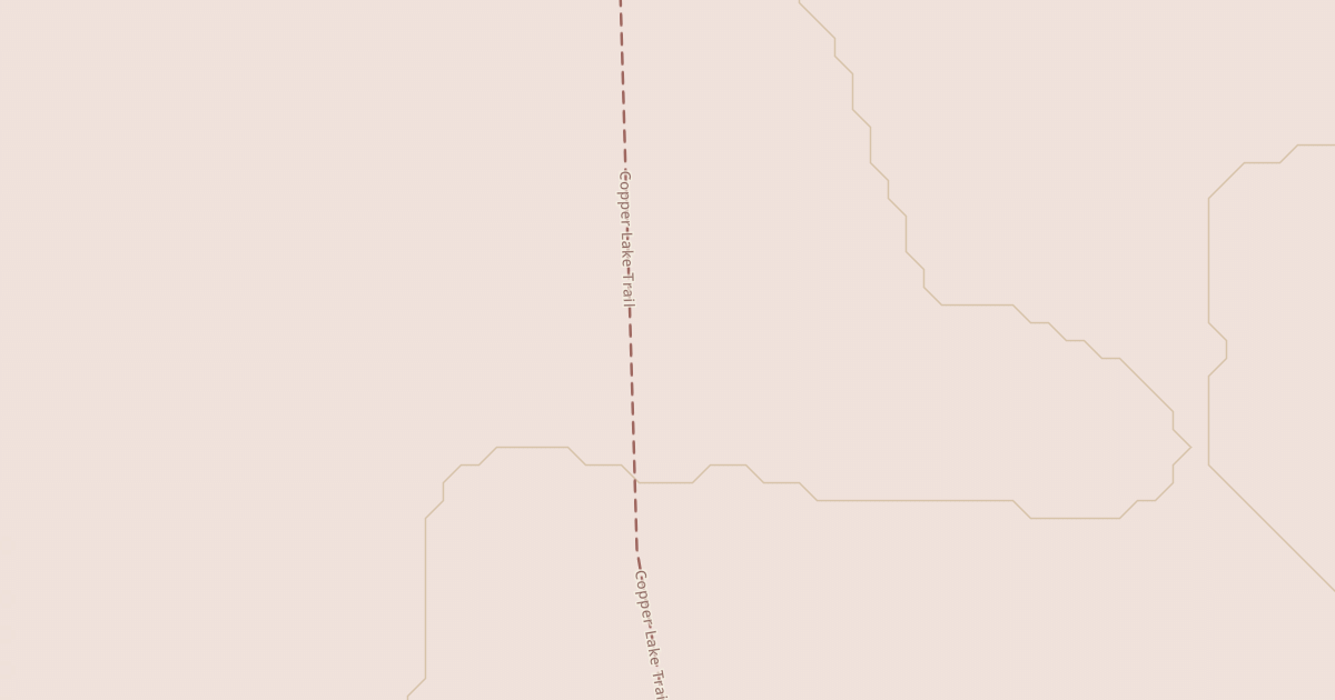 Map preview of Copper Lake Trail