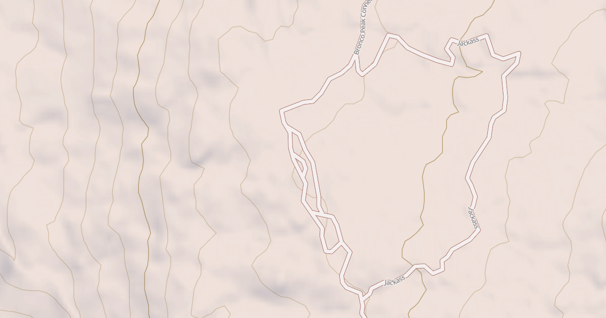 Map preview of BRONCO PEAK LOOP C