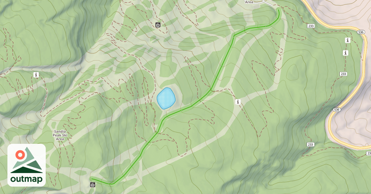 Map of Cibola Lower