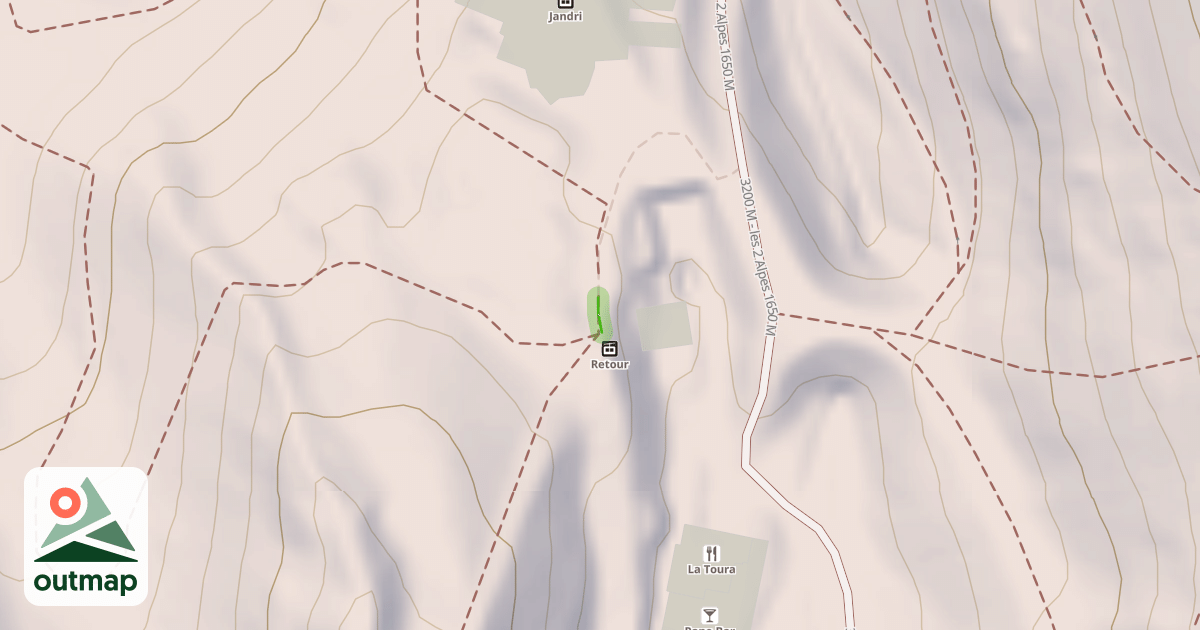 Map of Accès Tourra 2600