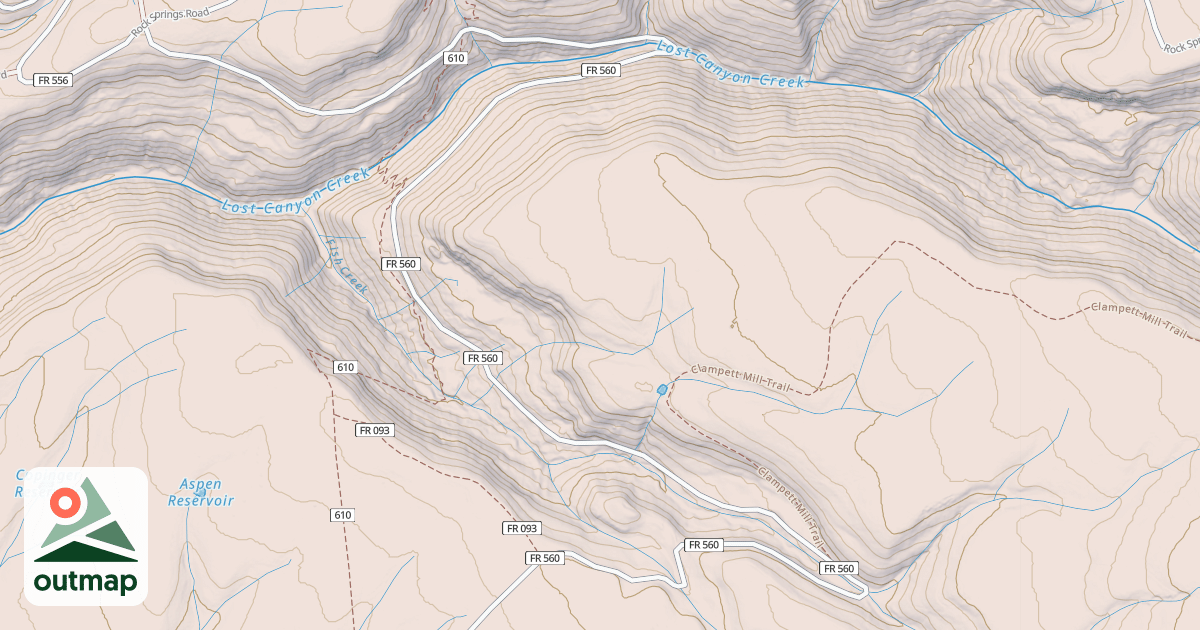 Map of Aspen Loop