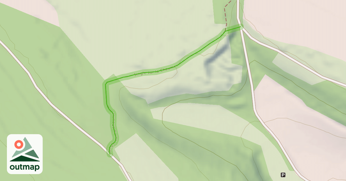 Map of Single sur la Chaume