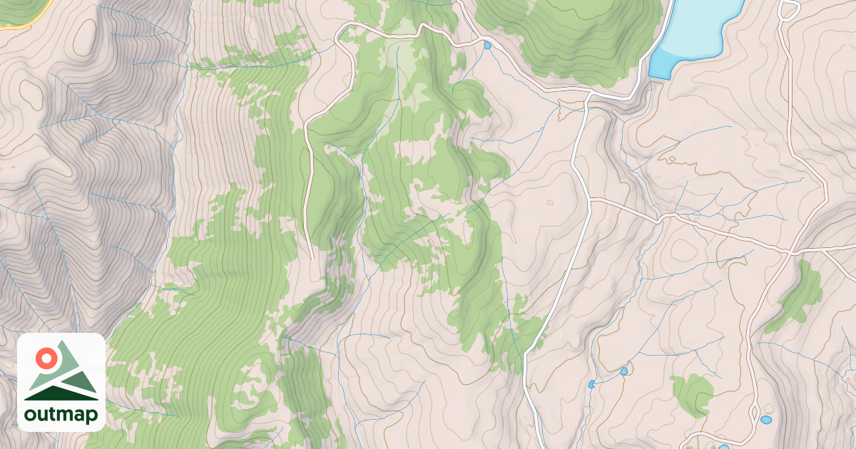 Map of DEEP CREEK RIDGE