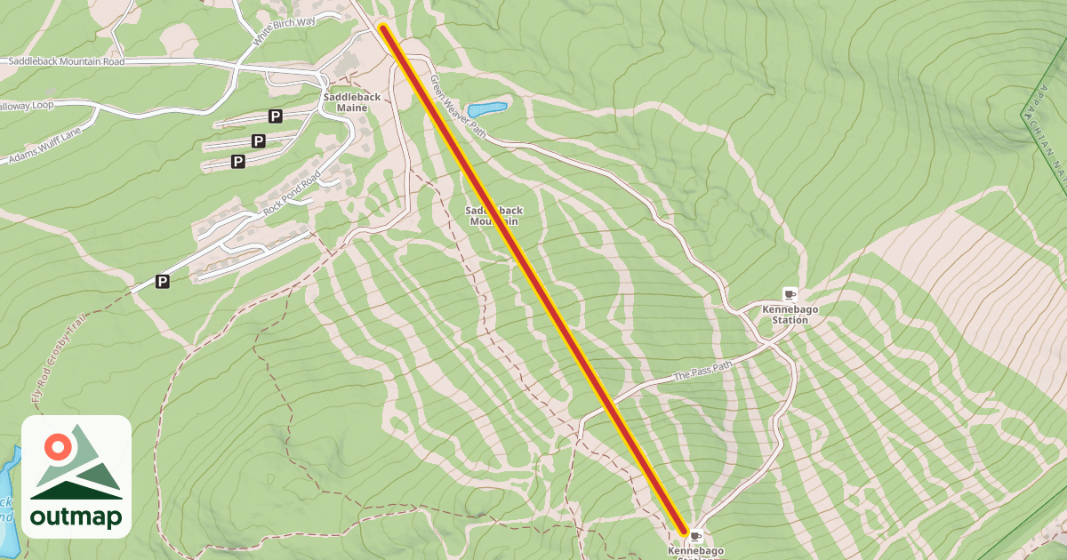 Map of Rangeley Express