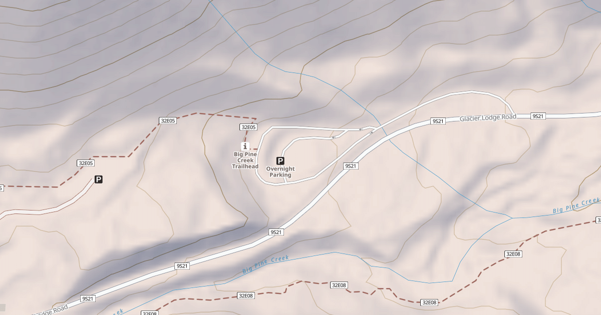 Map preview of BIG PINE TH SPUR Q-071