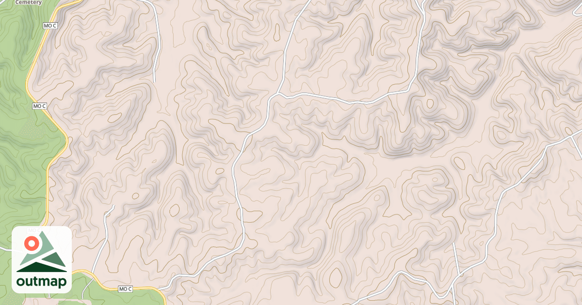 Map of CAMP RIDGE EAST