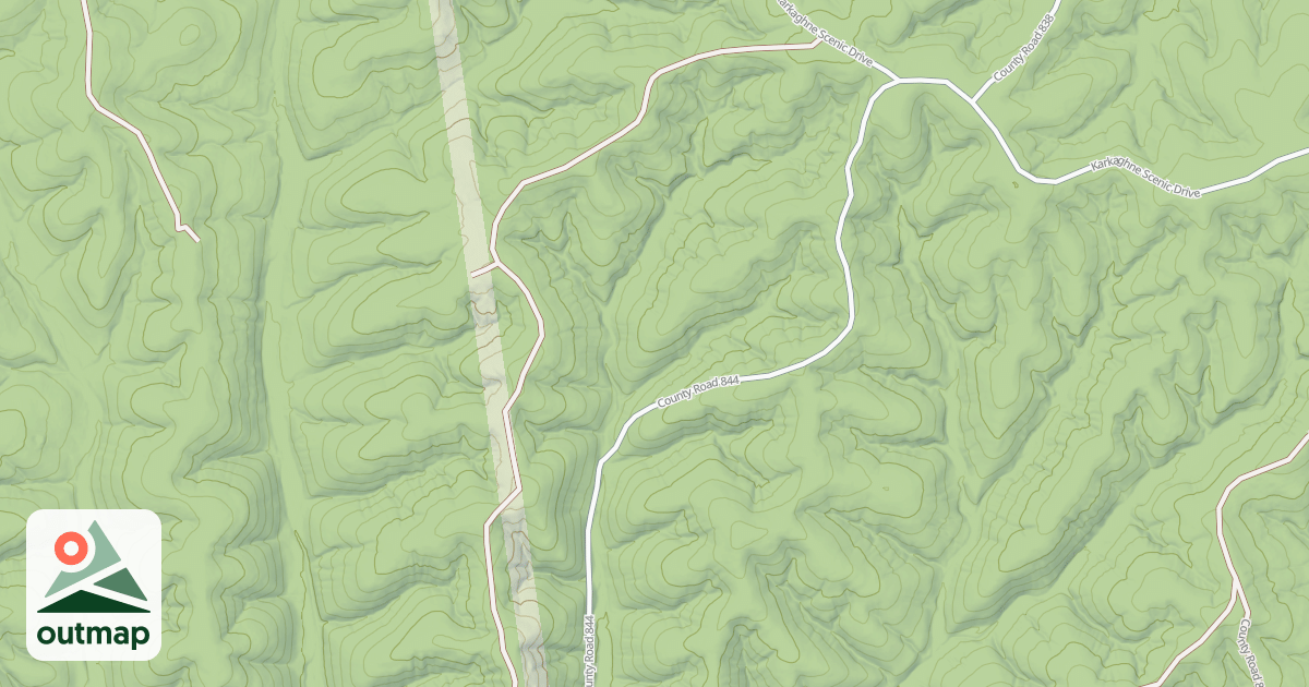 Map of WOLF CREEK