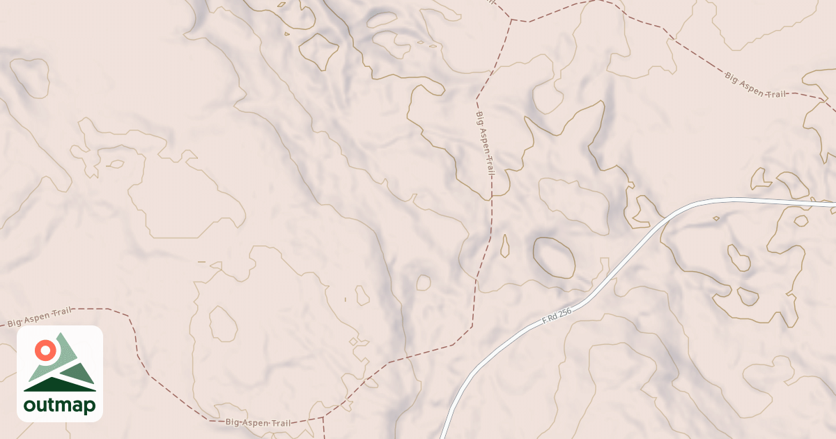 Map of Big Aspen Spur C