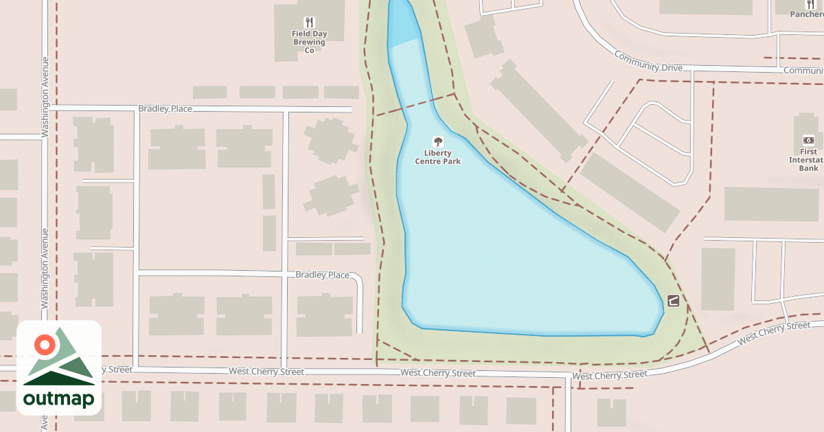 Map of North Ridge Trail
