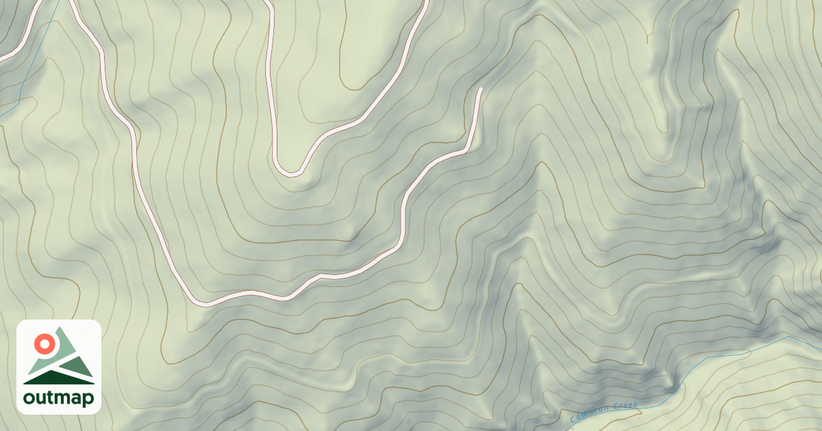Map of (FDR) CAMERON CREEK