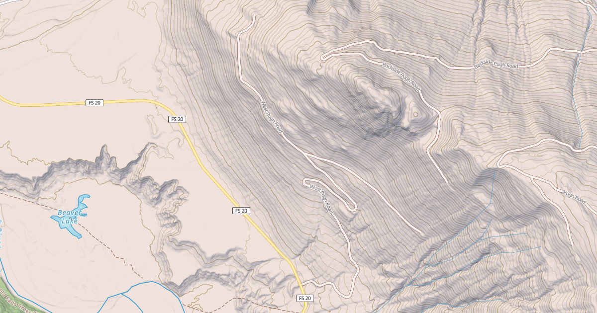 Map preview of WEST PUGH