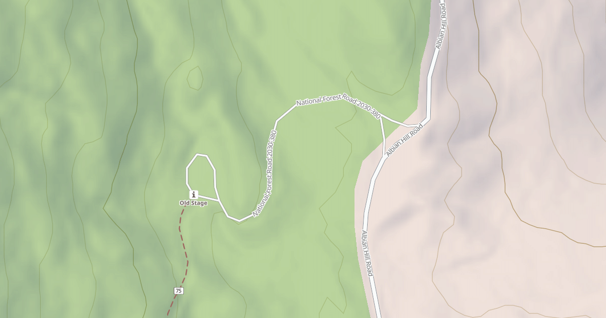 Map preview of OLD STATE TRAIL