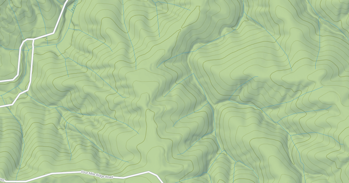 Map preview of FOUR MILE RIDGE SPUR A