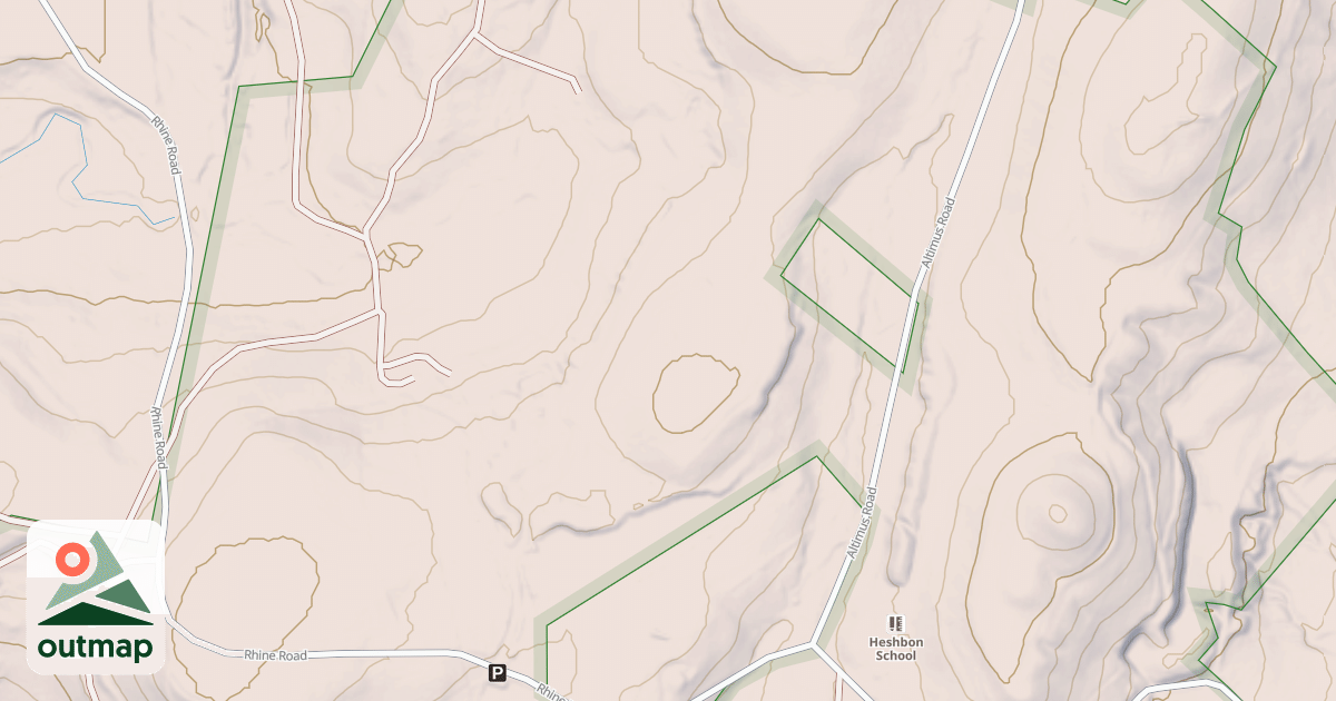 Map of ATV/Disabled Person Route